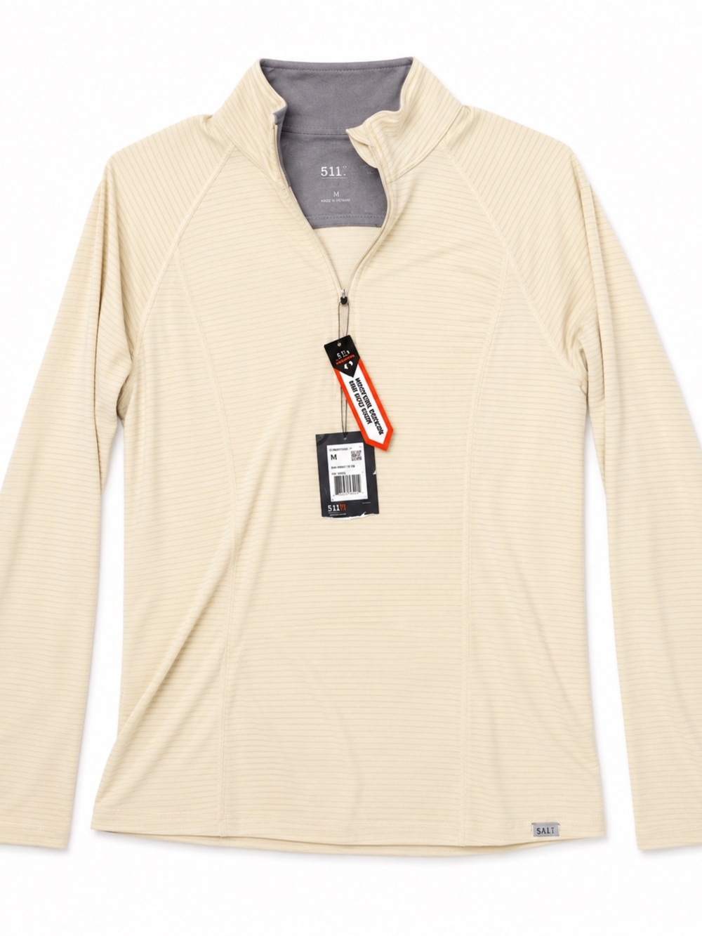 5.11 Tactical Women's Quarter-Zip Pullover Jacket in Beige